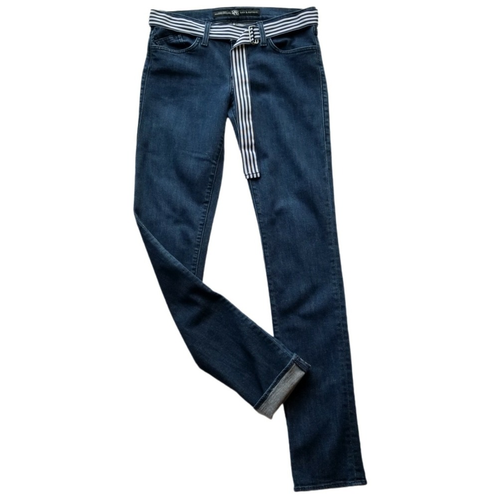 ROCK & REPUBLIC Jeans Womens 27-Long Blue Lowrise/Hipster Recession Collection